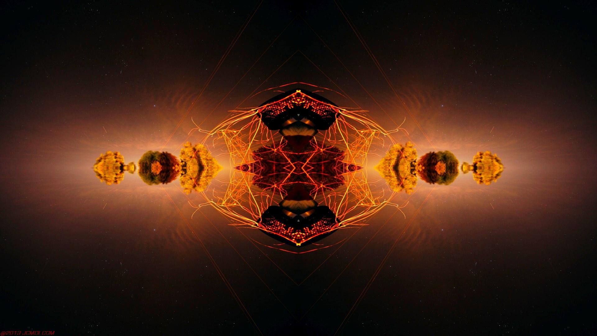 Chimney Sparks Abstract Artwork Timelapse Still Images